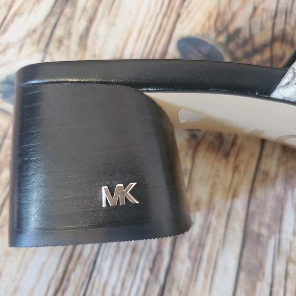 Michael Kors Dixon Python Embossed Leather Mule - Picture 8 of 11